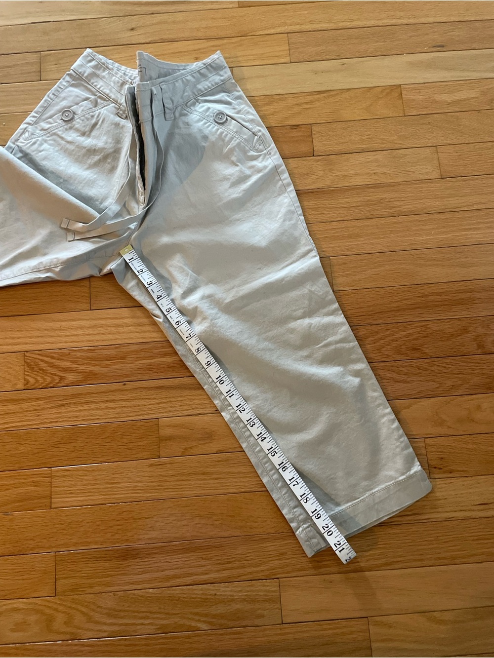 LOFT Crop Drawstring Chinos - Picture 6 of 6